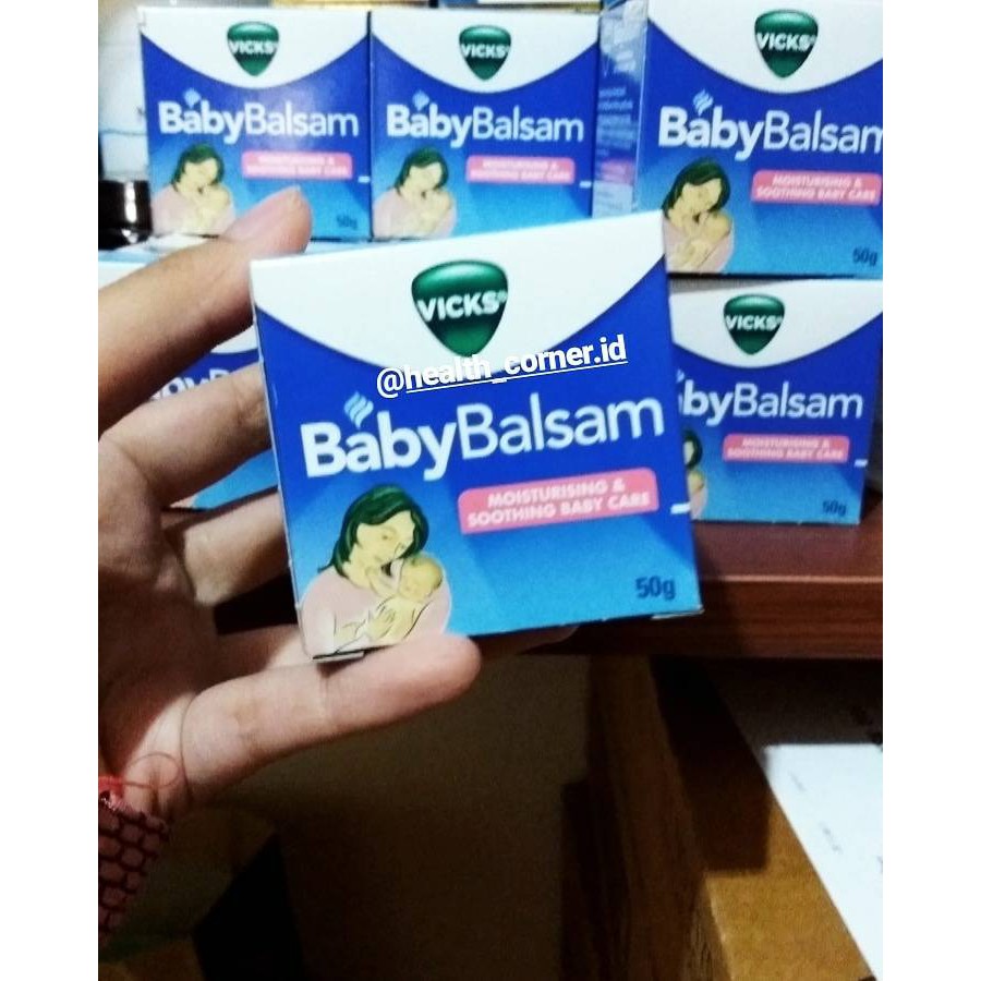 Vicks Baby Balsam 50gr / Calming Rub Baby / Vaporub Baby / Balsem Anak