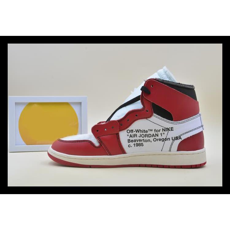 Produk Terlaris Off White Air Jordan 1 (Pk God) - Owf, 40-47 Aman Dan Terpercaya