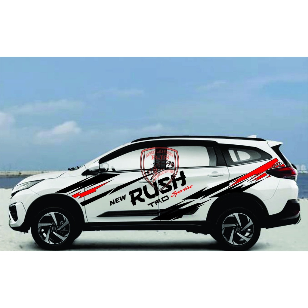 NEW Stiker cutting mobil rush sticker mobil rush terios stiker mobil rush terios terbaru