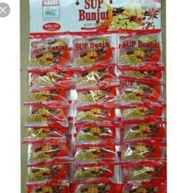 Bumbu Sup bunjut adabi