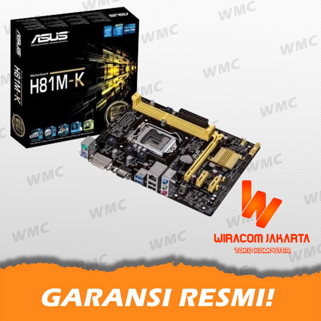 MOTHERBOARD ASUS H81M-K SOCKET 1150 / MOBO ASUS H81MK