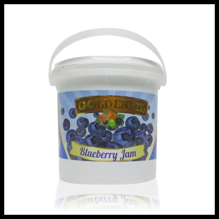 

GOLDENFIL BLUEBERRY JAM 1 KG (50% buah asli) selai buah blueberry PROMO