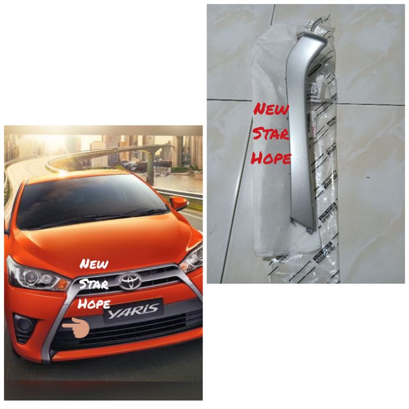 Lis / List Grill Bemper Depan All New Yaris Original