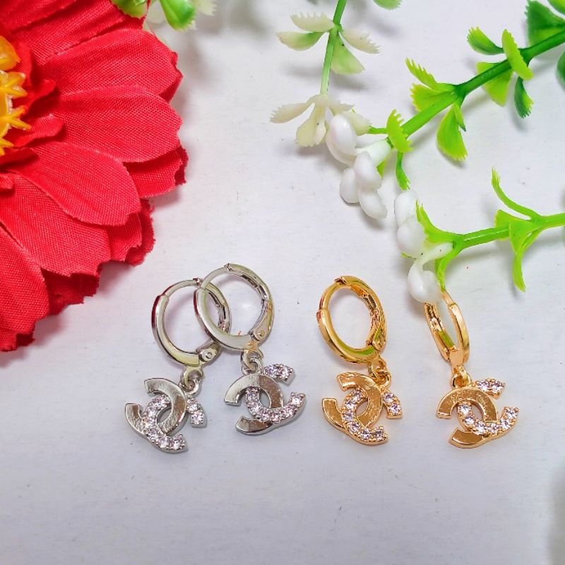 Anting Jepit Xuping Wanita Lapis Emas Anting Jepit Wanita Anting Wanita Anting Remaja