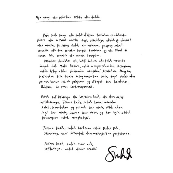 duduk dulu syahid muhammad