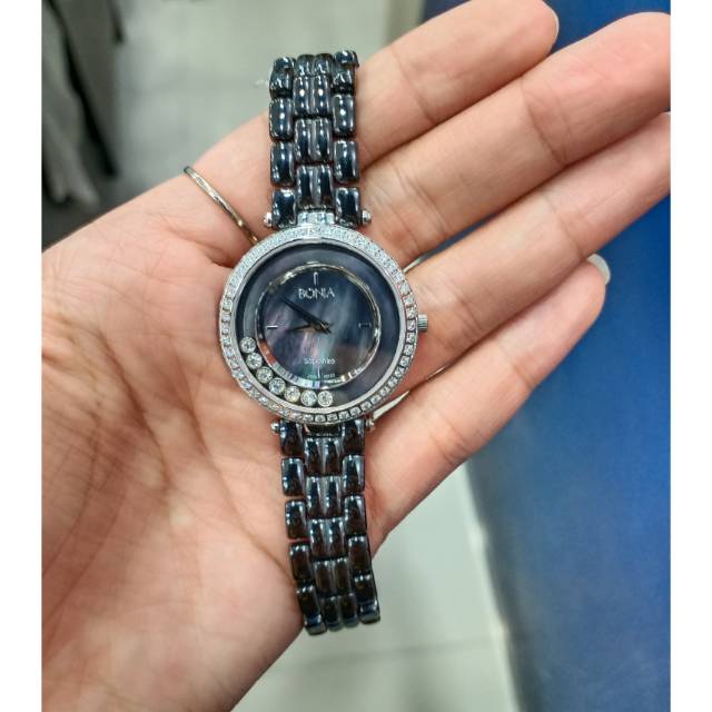 Jam tangan wanita bonia bnb10123 black
