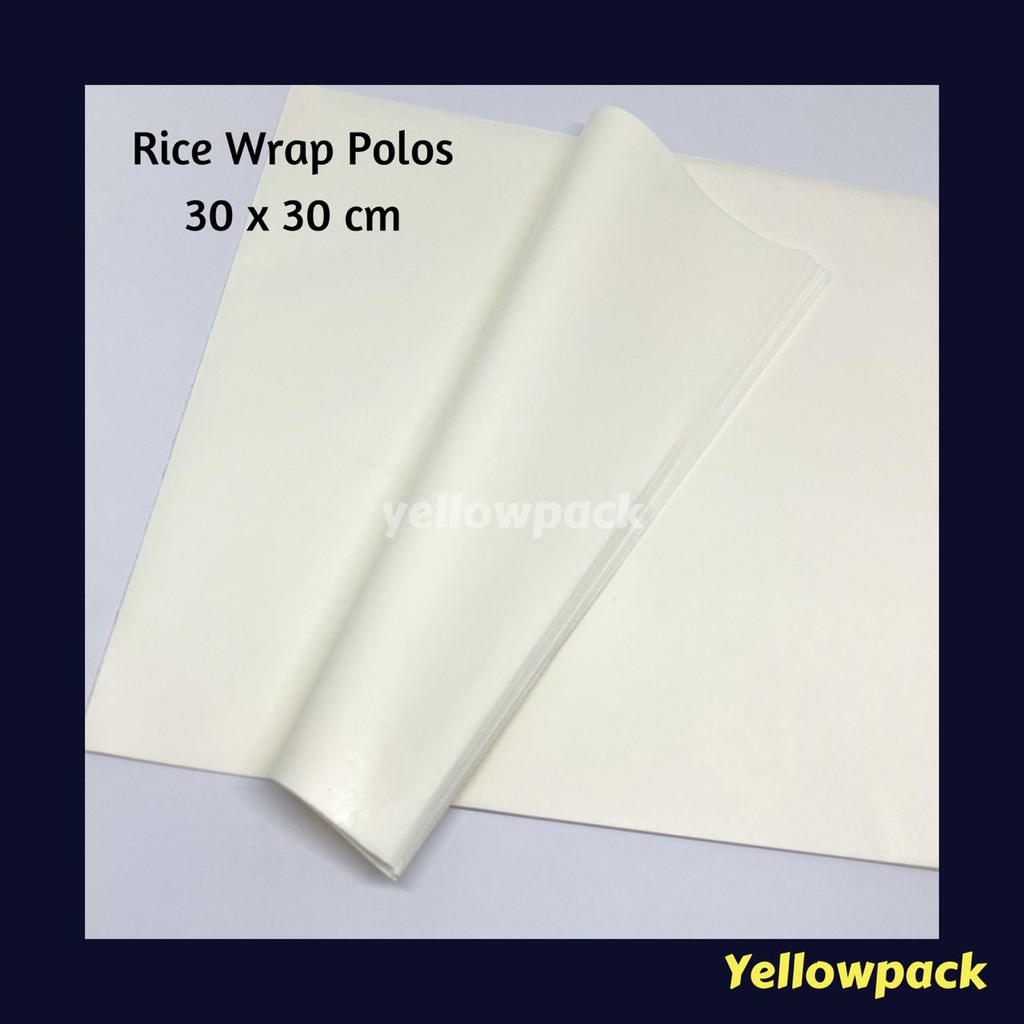

Kertas Nasi KFC Putih Polos 30X30cm