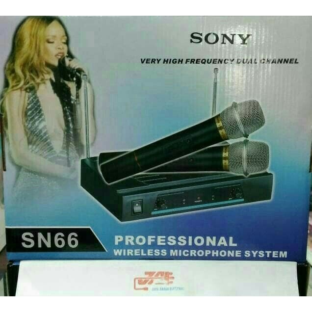 Promo Mic Wireless Sony SN66 SN 66 SN-66