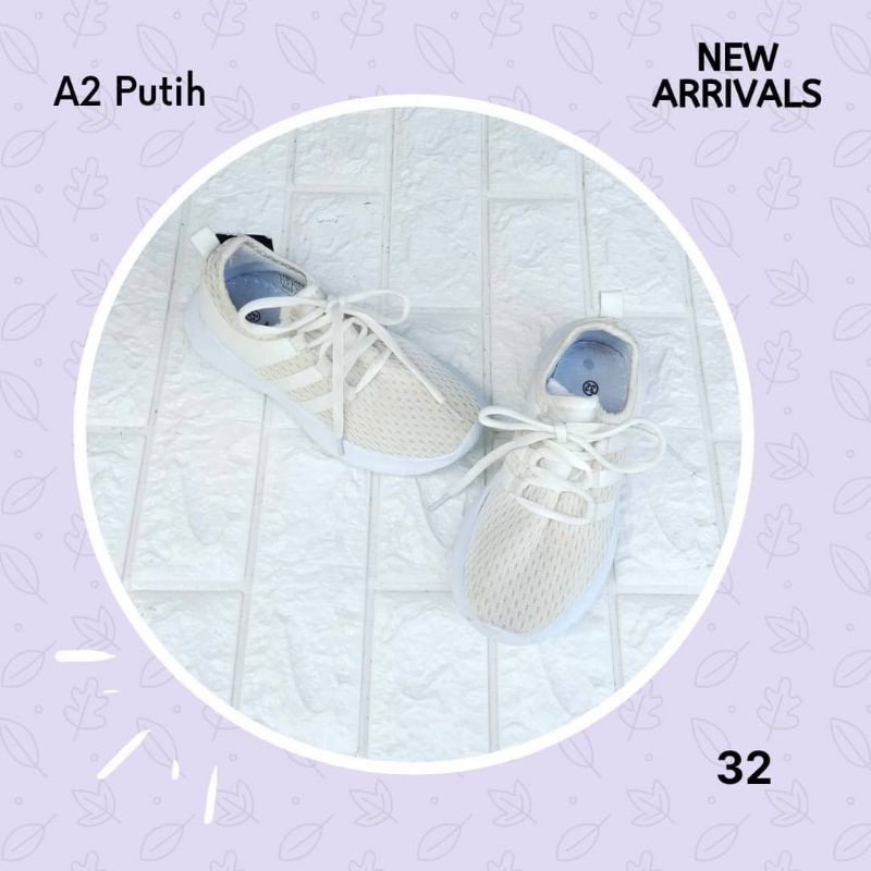 Sepatu Anak Nevada A2 Putih Original
