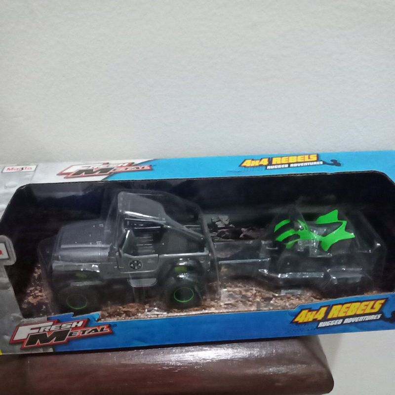 Jeep Rubicon vs ATV Maisto 4x4 Rebels Rugged Adventures