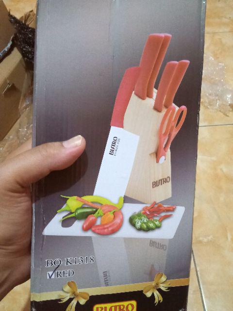 Pisau Set Warna Bistro Bo 1318