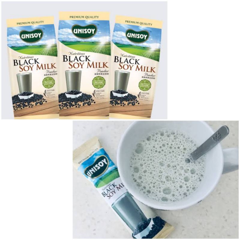 

Unisoy Black Soy Milk/Premium Quality/Import/8 Sachet