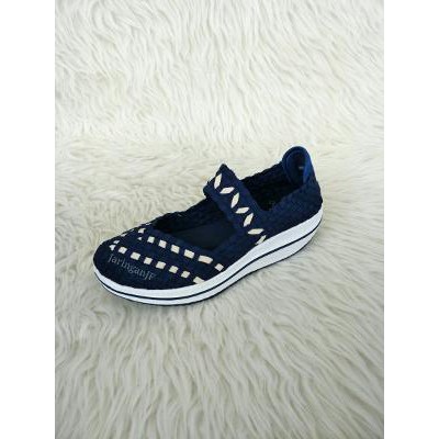 Promo OGGO NEW Sepatu Rajut Wanita   Sepatu Wedges   Sepatu OGGO ORIGINAL 515 Murah