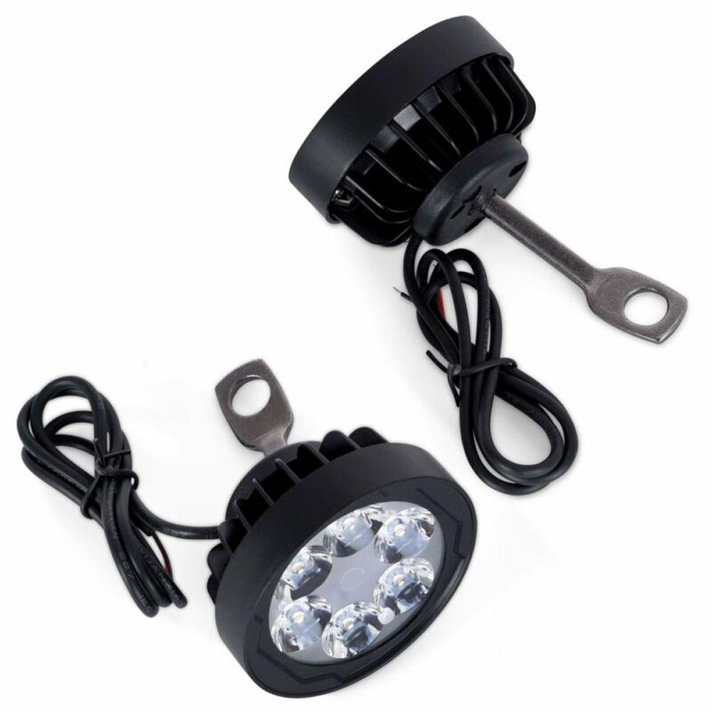 Lanfy Scooters Lampu Sorot Portable Anti Air Motor Fog Lamp Head Lamp Lampu Sorot LED Headlamp Mancing Mirror Lights Fog Light