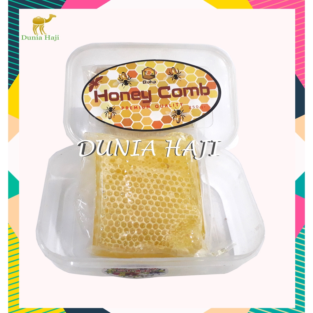 

[COD] Madu Sarang Honey Comb 250 GR/ Madu Murni Melifera Cerana 250gram Honeycomb Asli 100% Original