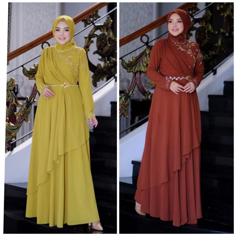 Zakhira Gown 2 ORI Aura Hijab