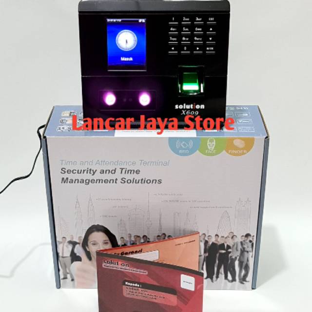 Mesin Absensi Finger Solution X609 Mesin Finger Print Solution X609 New Model