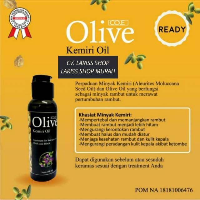 Minyak Kemiri Terbaik By Co E Original Memanjang Rambut Merawat Rambut Shopee Indonesia