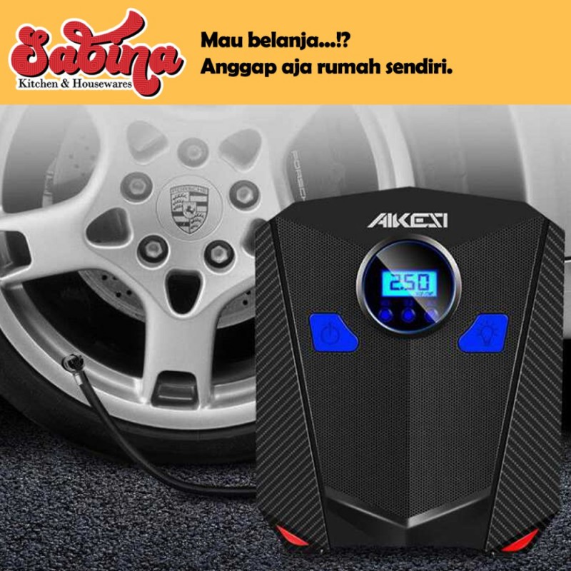 Pompa Ban Mobil Angin Elektrik Inflator Set Perkakas Tambal Portable