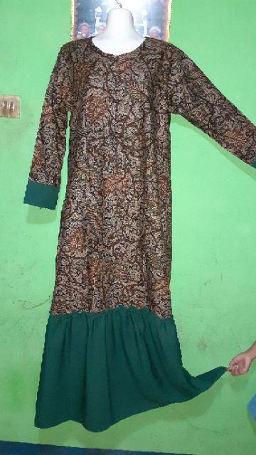 Gamis Batik Manggar, Padi,sekar,cantik,kubis,kipas,daun,kupu,nadine,gendis
