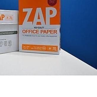 

♘ Kertasa HVS A4 70gr ZAP 1 Dus isi 5 Ream - BMO ❁