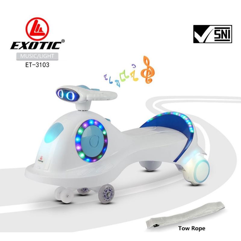 Exotic Magic Swing Car ET 3103 / Mainan Mobilan Anak Exotic ET 3103