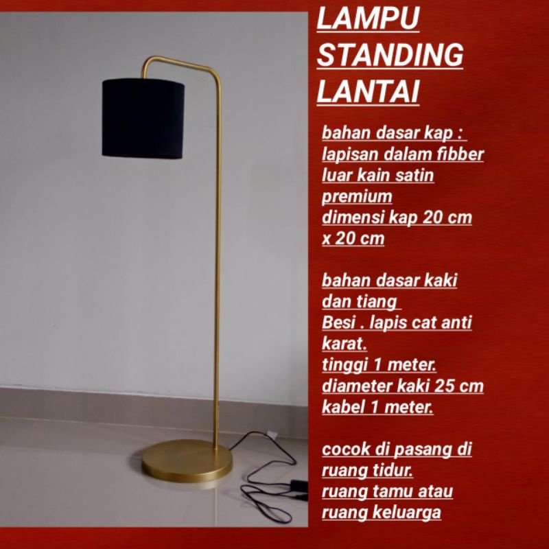 lampu lantai / lampu standing /lampu tidur / lampu sudut/ lampu ruang tamu