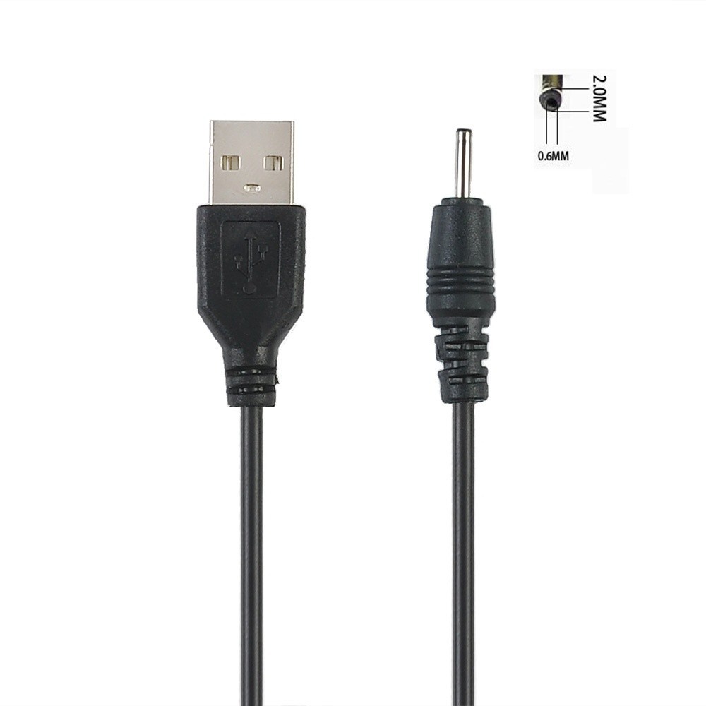 【COD Tangding】Kabel Charger Power USB A Male ke 2.0 2.5 3.5 4.0 5.5mm 5V DC