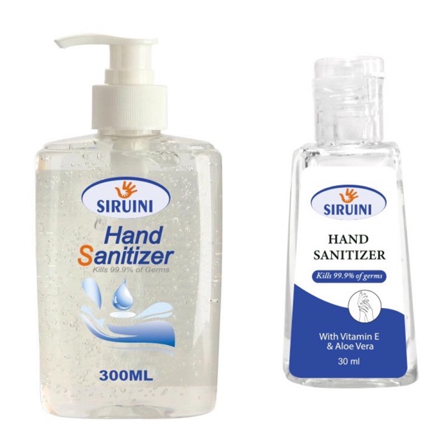 Hand Sanitizer 300ml, 30ml