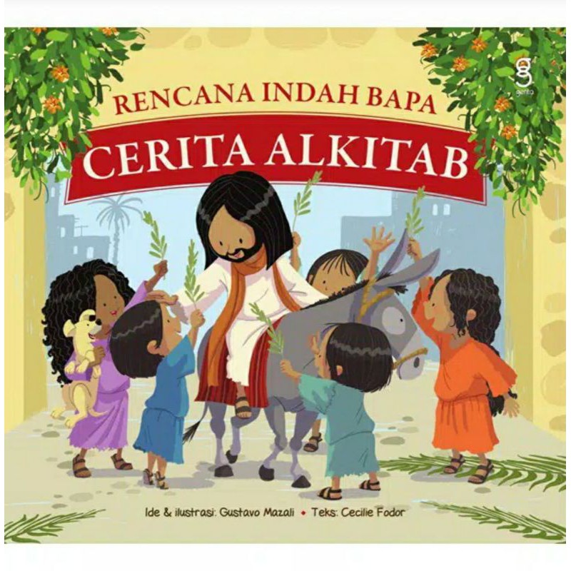 Buku alkitab bergambar (Hard Cover) anak²