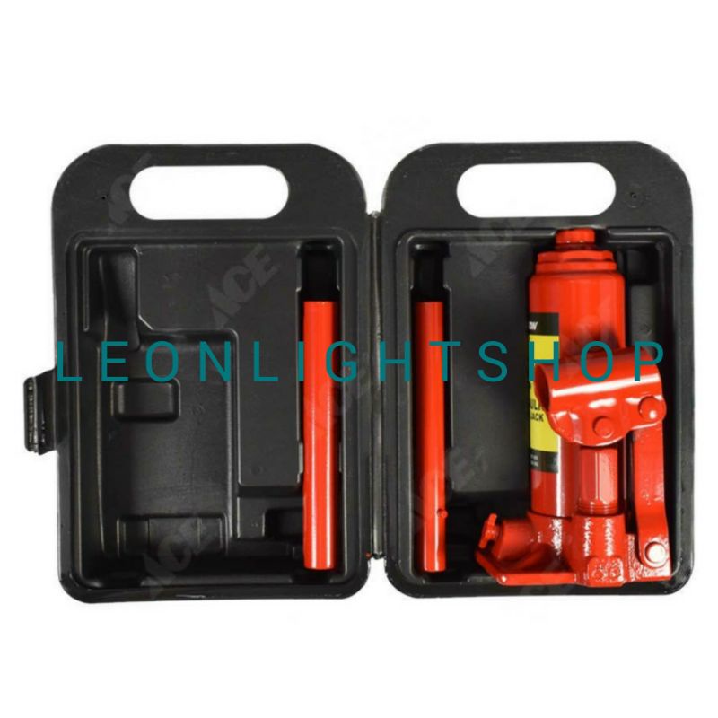 KRISBOW DONGKRAK MOBIL 2 TON/ACE HYDRAULIC BOTTLE JACK 2 TON W/BMC/ACE DONGKRAK MOBIL 2 TON