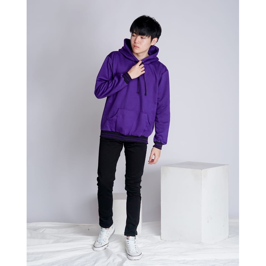 ALIPIO - Sweater Hoodie BASIC VIOLET