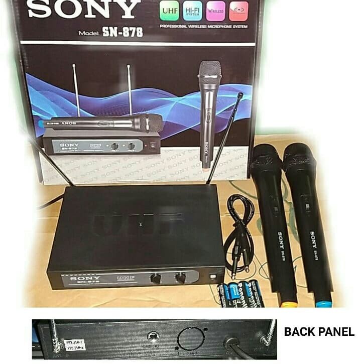 Hot Promo Mic Wireless Sony SN878 SN 878