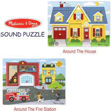Promo Melissa and doug Around Sound Puzzle