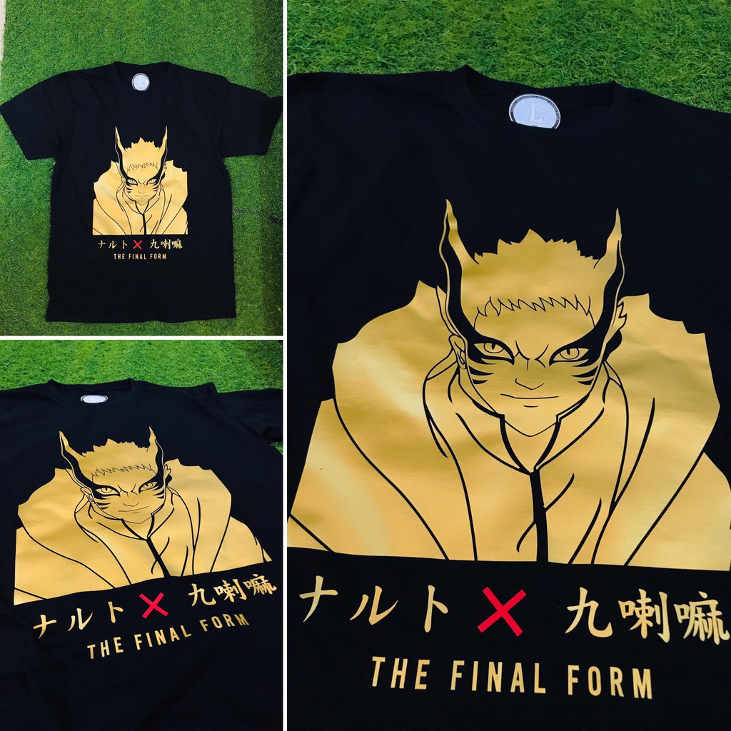 Tshirt Naruto Final Form Gold