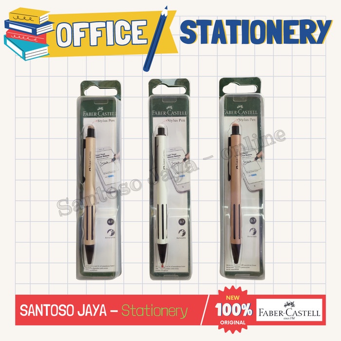 

Bolpen Pulpen FABER CASTELL FASCIA Ballpoint Stylus Pen 2 in 1 - 0.7 mm