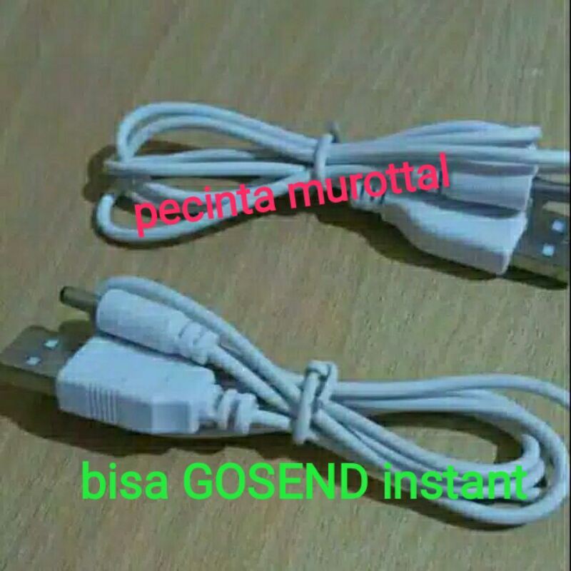 Kabel cas bulat 3,5mm (cas foreo), cas kipas portable , humidifer , cas nokia jadul,Ac portable,cerm