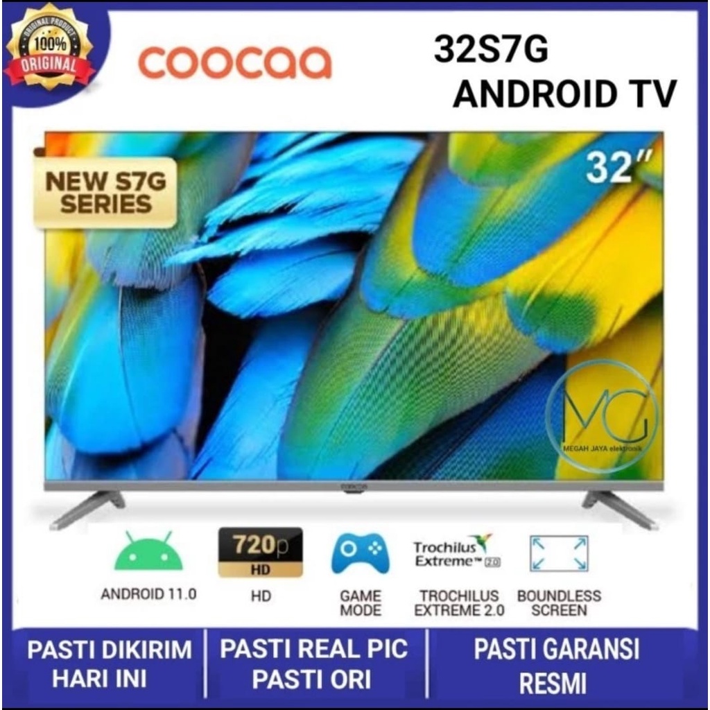 Jual Coocaa 32 Inch Dijamin Murah Led Tv 32s7g Smart Android 11