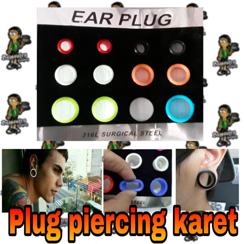 Plug Piercing Karet
