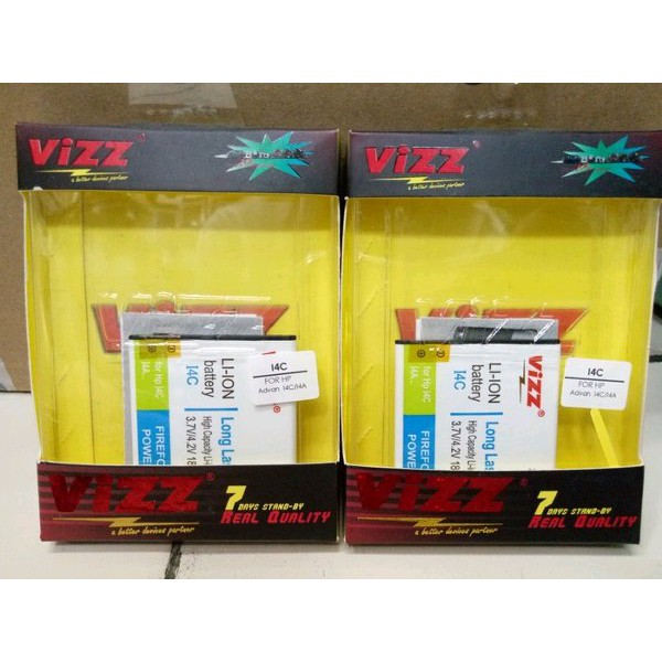 Battery Batre Baterai Vizz I4C I4A Double Power Original