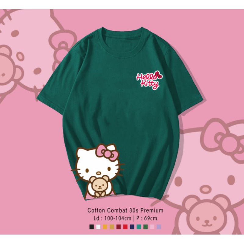 T-SHIRT / TUMBLR TEE KAOS HELLOKITY BEAR OVERSIZE PREMIUM