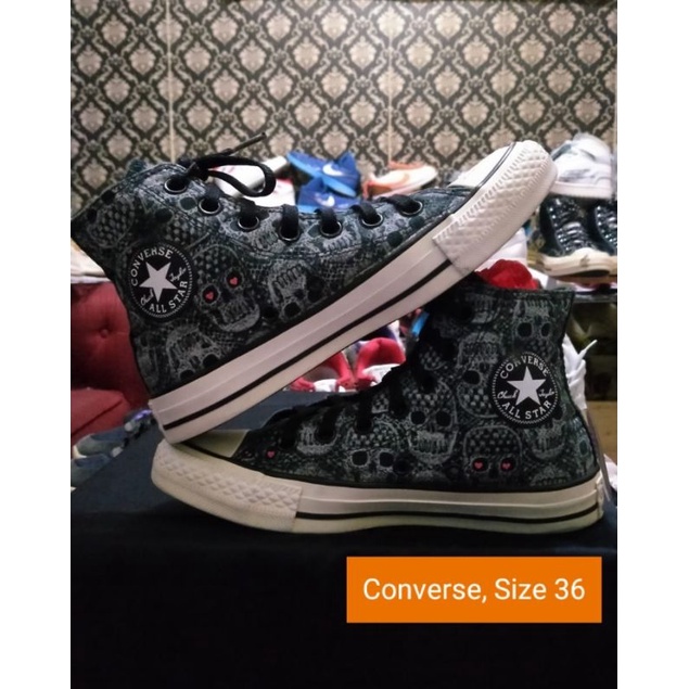 converse tengkorak second original