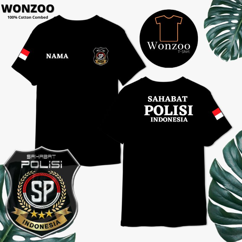 KAOS SAHABAT POLISI INDONESIA SP