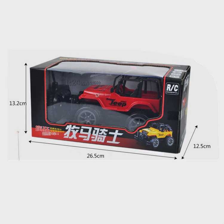 (1005 BARANG ORI) YOQIDOLL Mainan Remote Control RC 1:24 2.4GHz Model Jeep - 6836