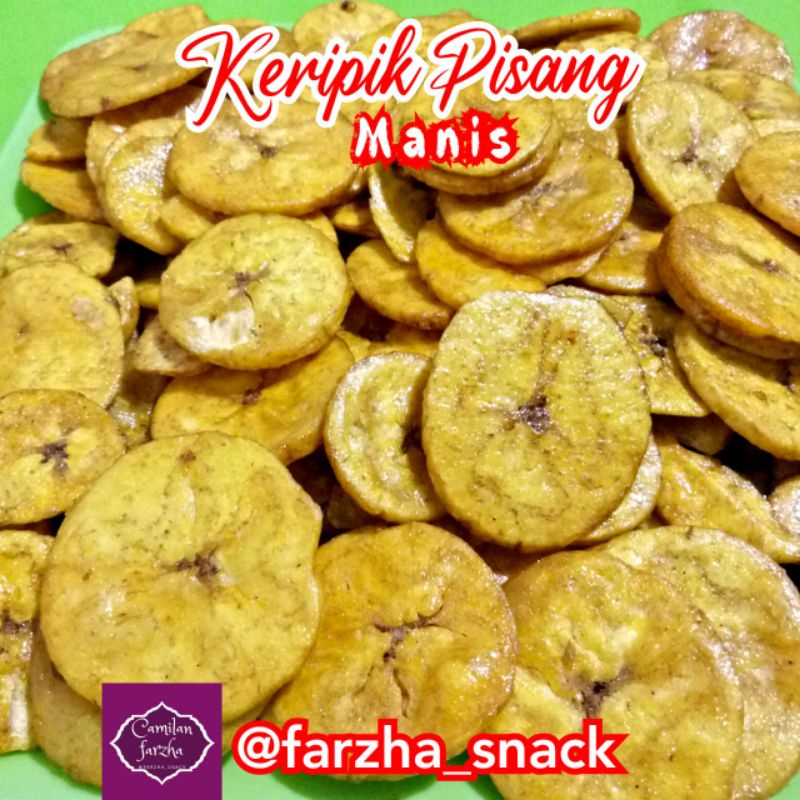 

KERIPIK PISANG MANIS 250GR SNACK JAJANAN KILOAN OLEHOLEH MAKANAN RINGAN CEMILAN
