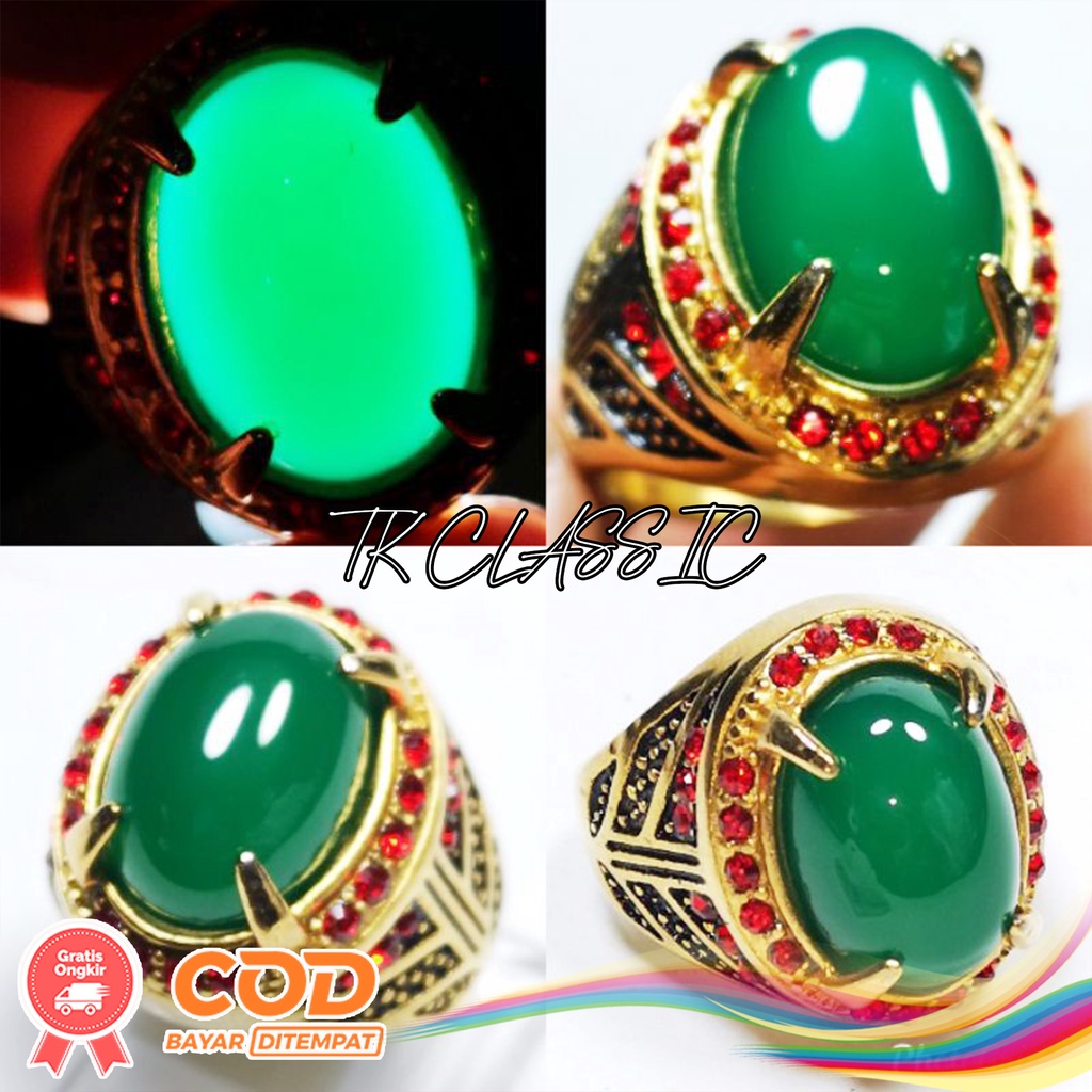 Natural Batu Akik Hejo Garut Ohen Chalchedony Kristal