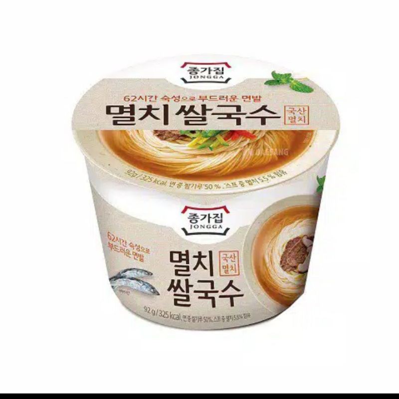

Jongga mie instan rasa sup seafood-Rice Noodle Anchovy Non Spicy Seafood 92g*