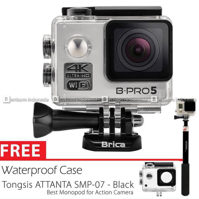BRICA B-PRO 5 Alpha Edition 2 (AE2) 4K WIFI Action Camera - Silver