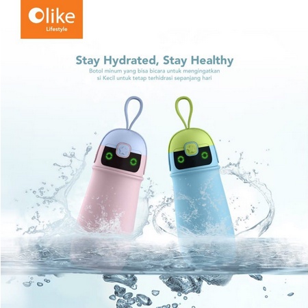 Olike Smart Bottle - Botol Minum Pintar Untuk Anak - Original Garansi Resmi