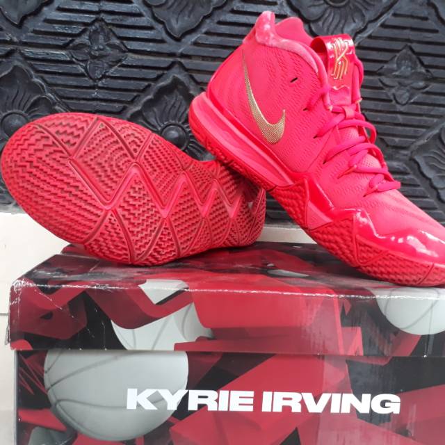 Sepatu basket nike kyrie 4 red orbit / red carpet 100% original